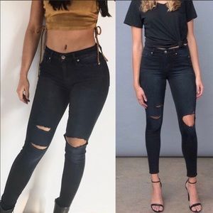 Good American high waist good leg skinny size 28/6